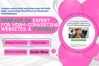 one page io website gohighlevel godaddy tilda systemie io kartra kajabi