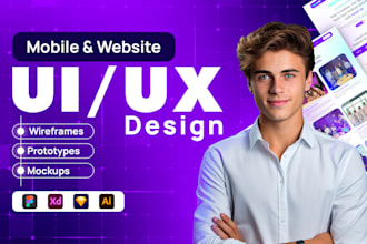 do figma design, figma website, mobile app using figma, website UI UX design