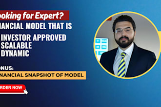 create business plan and financial model for your startup