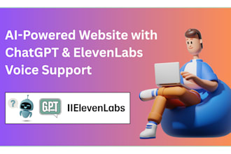 build a website with chatgpt and elevenlabs voice for customer support