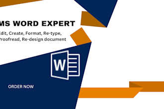 do professional ms word document editing and formatting