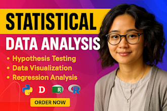 perform statistical data analysis with python, spss, r, and excel