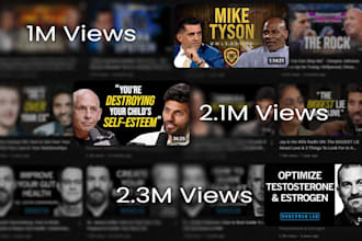 design high converting podcast thumbnails inspired by top ceators
