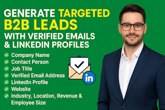 do b2b lead generation and build a verified prospect list for your business