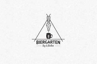 design a modern creative bar, beer brand, or nightclub logo
