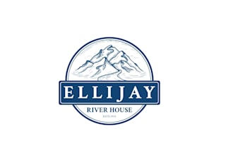 design a modern minimalist outdoor or mountain hotel brand logo