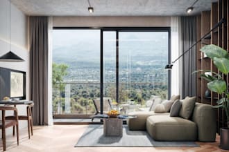revamp real estate furniture apartment,3d floor plan,conservatory window,balcony
