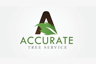 design accurate tree service logo