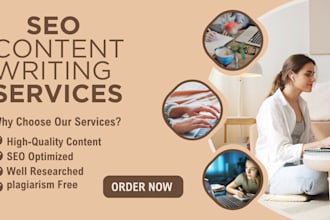 write SEO tech articles, website content, ai, and blog posts