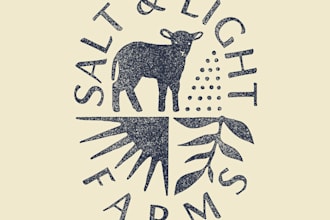 design a retro vintage logo for your agriculture or farm brand