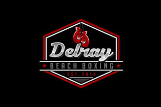 design serious professional beach boxing logo