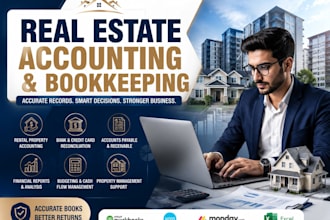do real estate bookkeeping, rental property and airbnb accounting in quickbooks