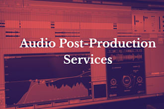 edit and mix your podcast and audiobook