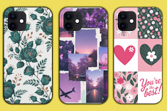 do custom phone case design in bulk for pod business