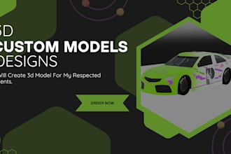 create 3d custom car models
