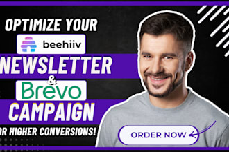 optimize beehiiv newsletter beehiiv landing page, brevo campaign automation