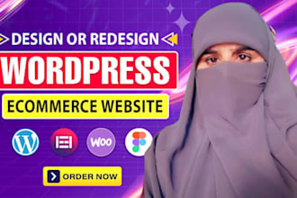 build, design, redesign, ecommerce, or website development