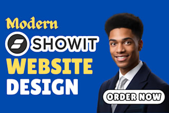 do modern showit website design, customize showit template update edit redesign