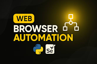 do browser automation, python scripting and bot development