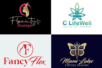 make cosmetic makeup aesthetic beauty skincare spa logo