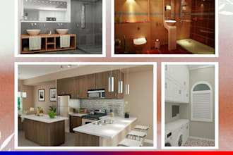 do 3d kitchen design kitchen rendering bathroom remodel master bathroom