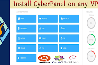 install cyberpanel on any vps or dedicated server