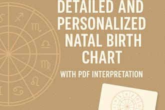 create a detailed and personalized natal birth chart