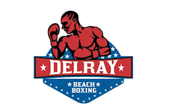 design highest level remarkable beach boxing logo