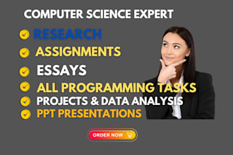 do computer science assigned,java,cpp,python programming tasks and projects