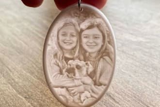 convert your photographs to a 3d printable lithophane chains , pendants etc