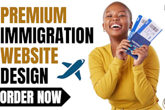 design immigration website immigration landing page visa consulting website