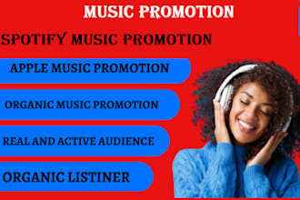 create and run ads campaign to promote your music on spotify, apple music