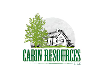 design wonderful cabin logo