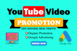 do real and organic youtube video promotion using google advertising