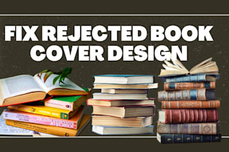 resize fix format modify edit rejected paperback book cover for kdp ingramspark