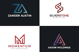 design a minimalist typography and monogram logo
