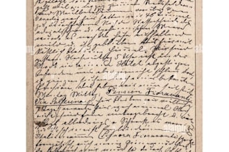 transcribe old italian and french handwriting and translate it