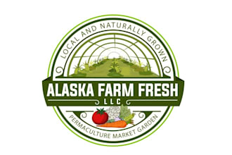 design traditional alaskan organic farmers logo