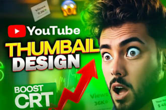 design viral clickwait thumbnails in 1 hours