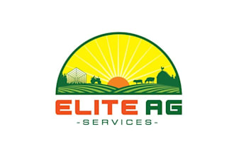 design iconic glamorous agriculture logo for large farming