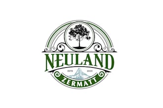 design essential alpine orchard themed logo