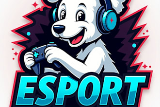 design high quality esport dog training mascot logo with unlimited revision