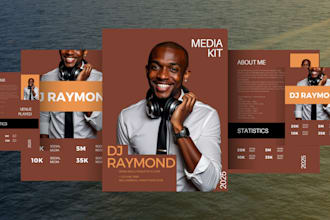 design music epk media kit press kit one sheet flyer with clickable link