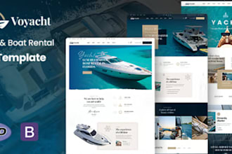 design yacht website, boat booking,  jet booking, jet rental, air travel website