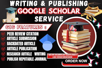 backdate, write and publish research article in google scholar indexed journal