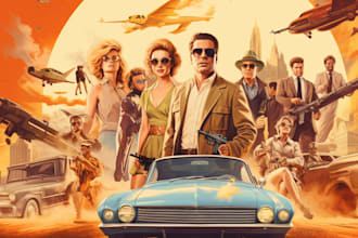 do poster illustration film poster vintage poster event poster concert poster