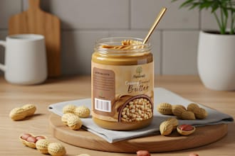 design the spice honey and peanut butter labels