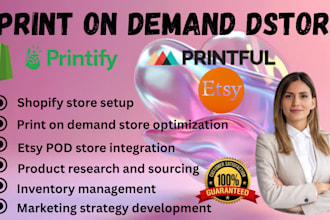 shopify print on demand store shopify website print on demand store  esty pod