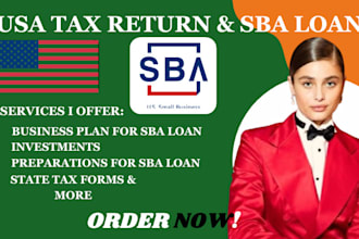 write sba business plan for loan approval, prepare USA individual, business tax