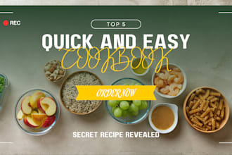 design stunning cookbook, recipe, and kindle covers